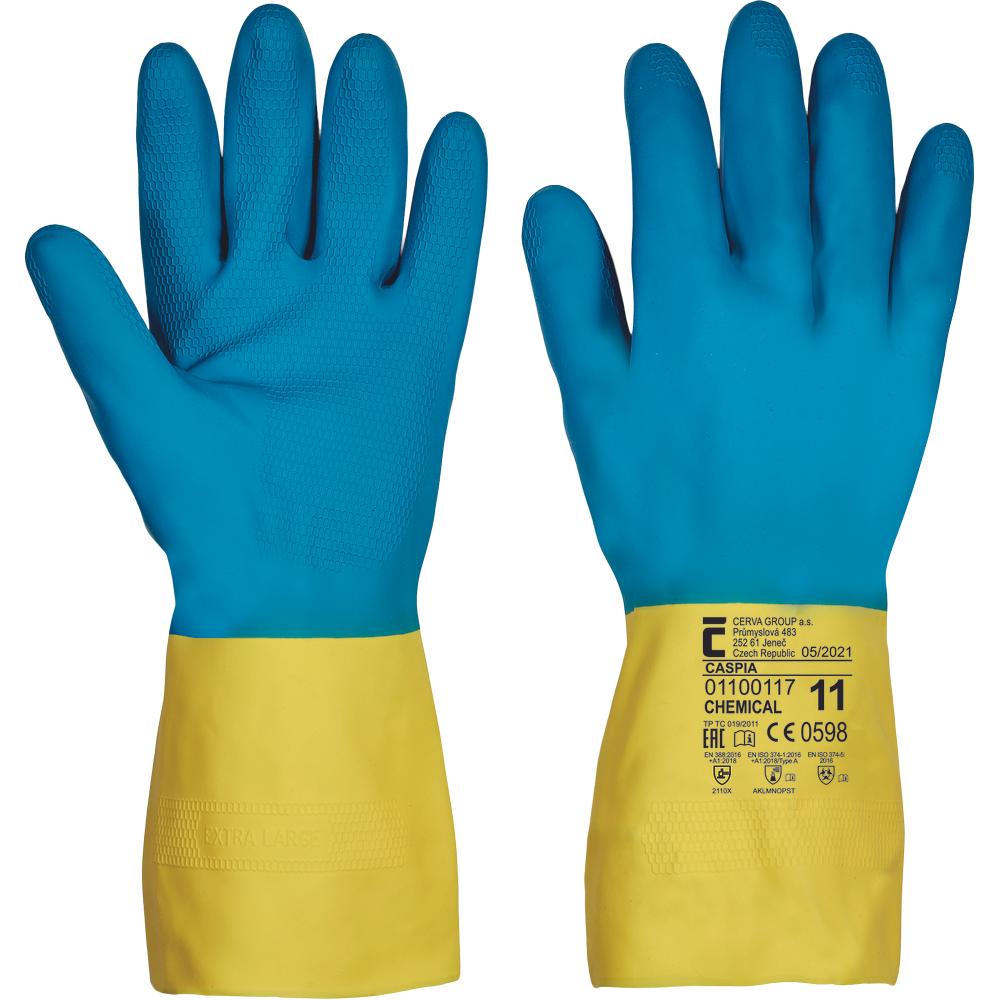 Červa CASPIA FH rukavice latex/neopren - 7