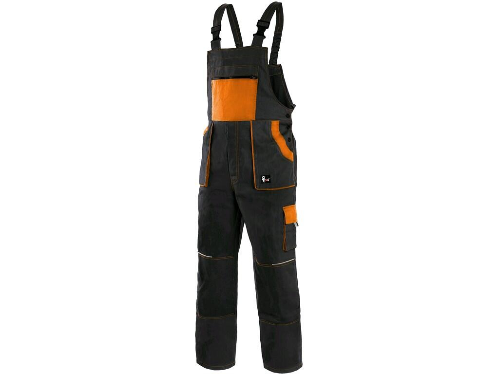 CXS Kalhoty LUXY ROBIN černo-oranžové 50