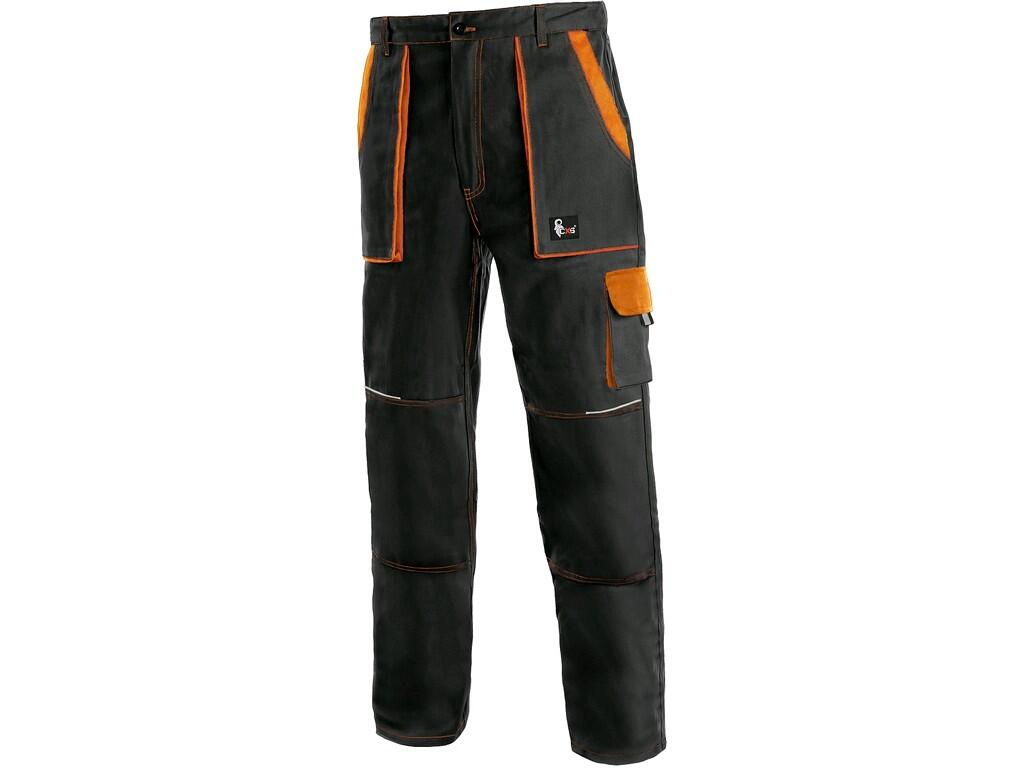 CXS Kalhoty Lux Josef černo-oranžové 56