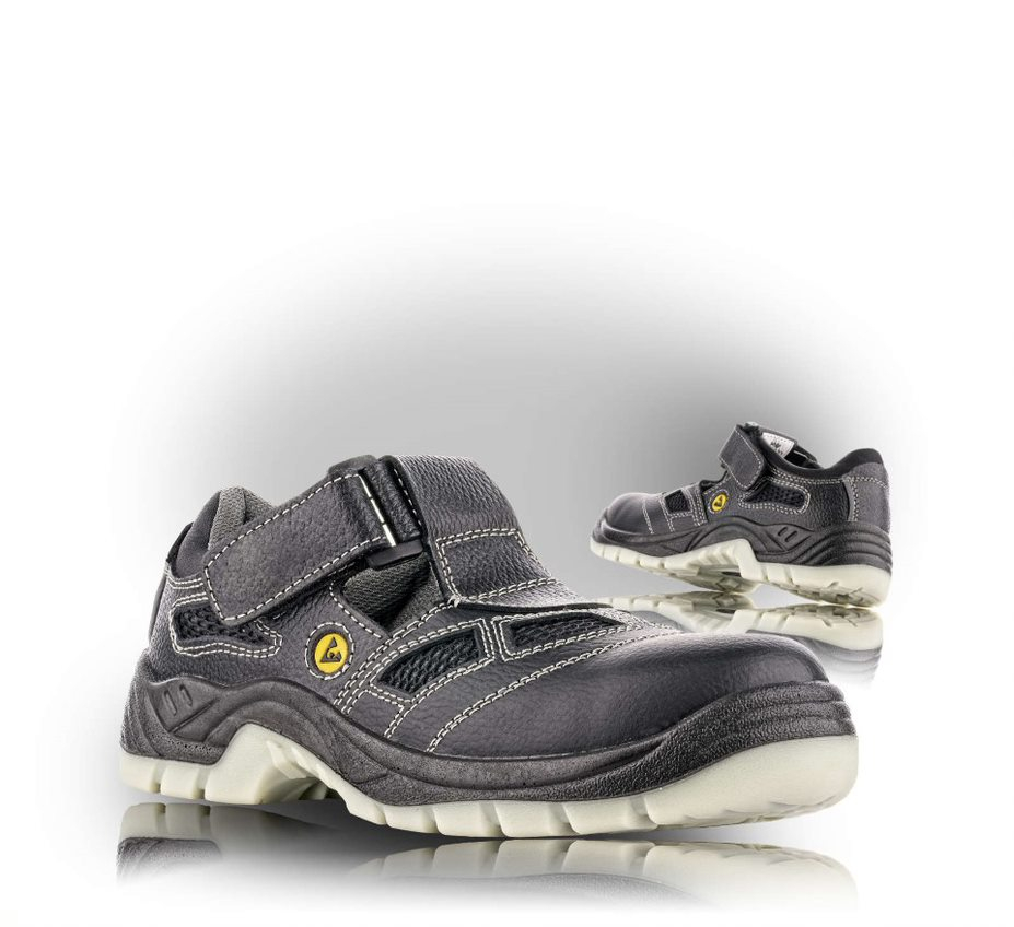 VM Footwear Sandál bezpečnostní ESD S1 BERN černá vel.44