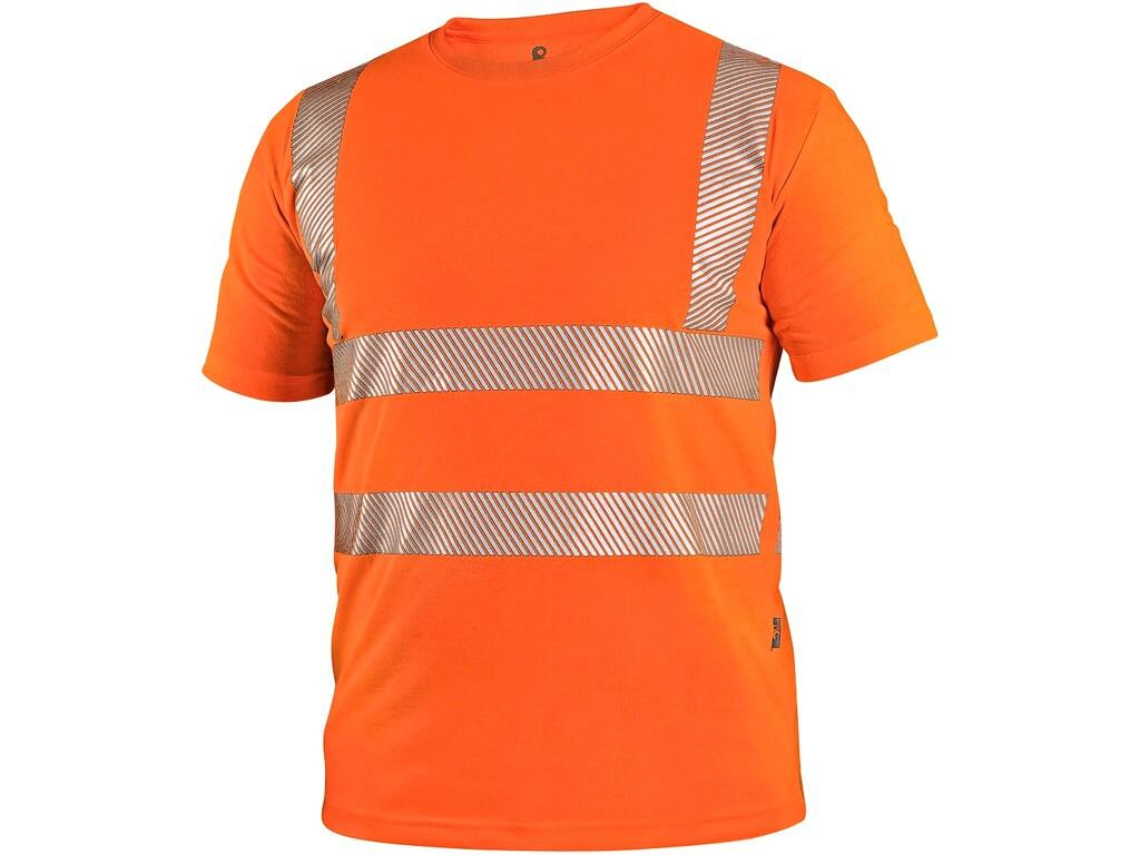 CXS Pánské výstražné tričko BANGOR oranžové vel.S