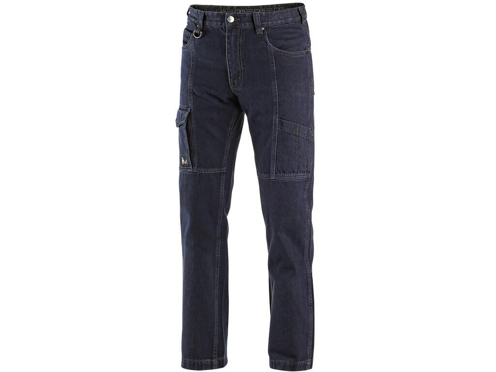 CXS Kalhoty jeans NIMES II, pánské, tmavě-modré vel.56