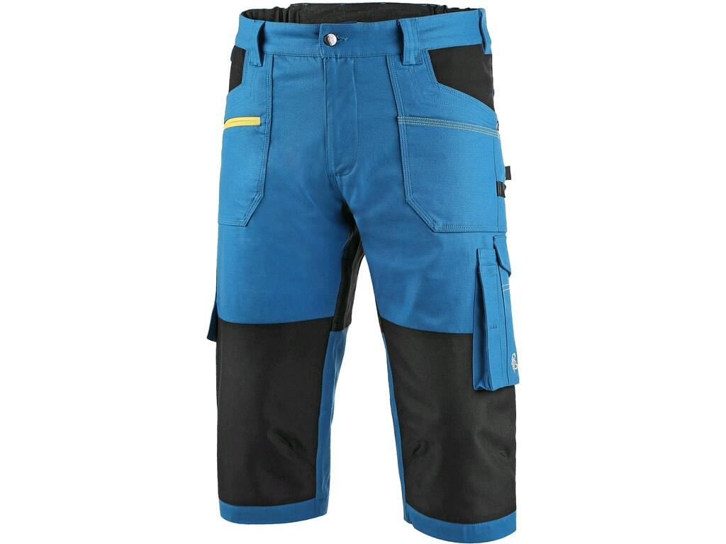 CXS Pánské montérkové 3/4 kalhoty STRETCH středně modré vel.56