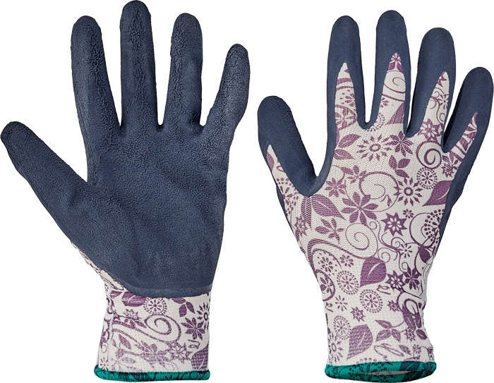 Červa PINTAIL rukavice s ná navy/sv. fialová 8