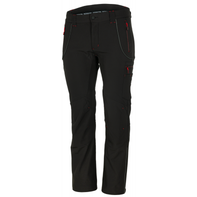 Zateplené softshellové kalhoty SOLON TROUSERS BLACK