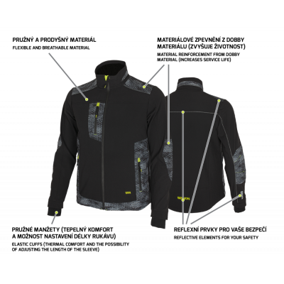 PREDATOR JACKET BLACK/GREY