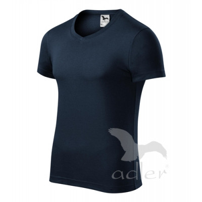 146 Slim Fit V-neck tričko pánské