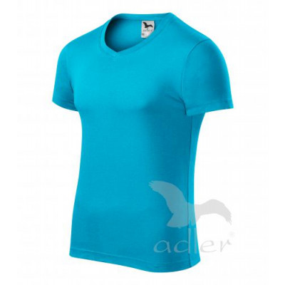 146 Slim Fit V-neck tričko pánské