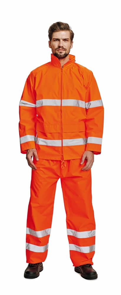 Červa Gordon kalhoty reflexní p.oranžová - XL